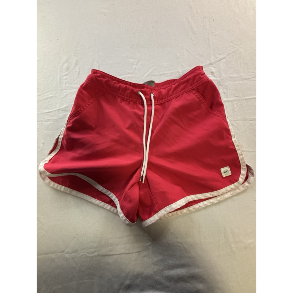 Nike Running Shorts Women’s L Red Retro Logo Trim